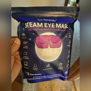 Serenity Steam Eye Mask - Pink - Self-Heating Warm Eye Compress